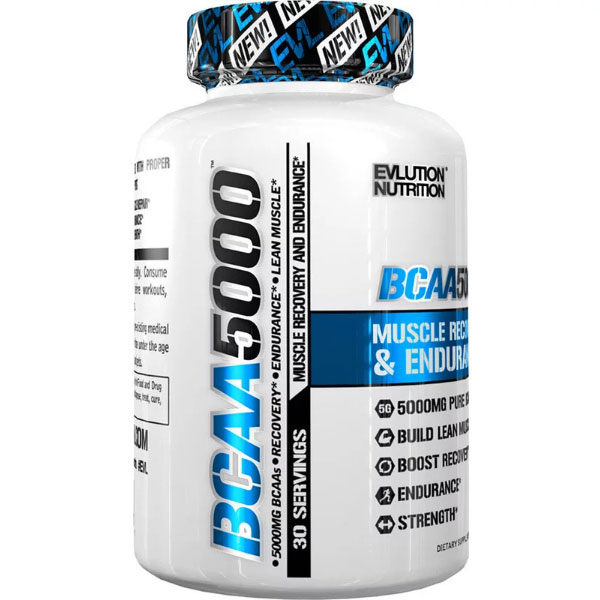 EVLution Nutrition, BCAA 5000、240カプセル