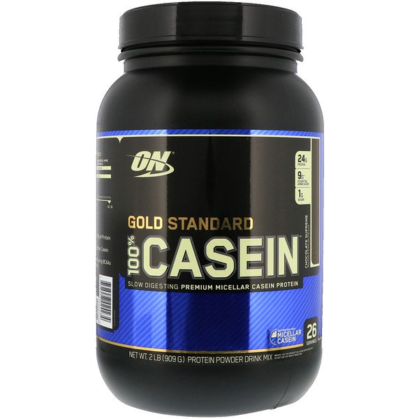 Optimum Nutrition, 100%カゼイン、ゴールドスタンダード 、 チョコレートスープリーム、 2パウンド (909 g)