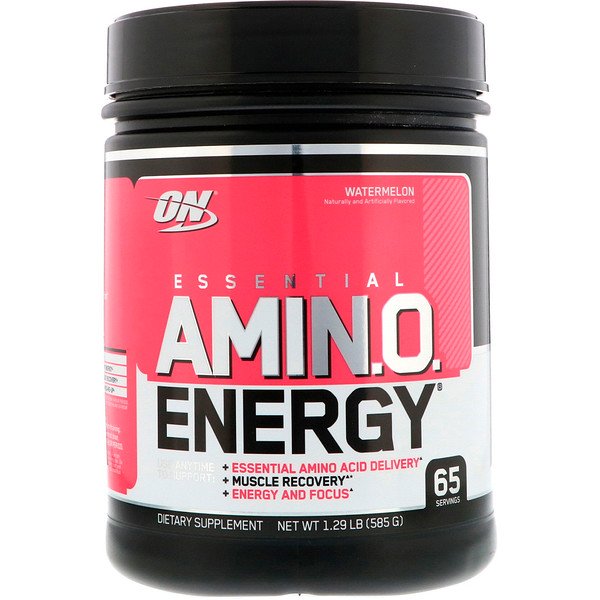 Optimum Nutrition, 必須アミノ酸のエネルギー, スイカ, 1.29ポンド(585 g)